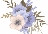 rosa blommor